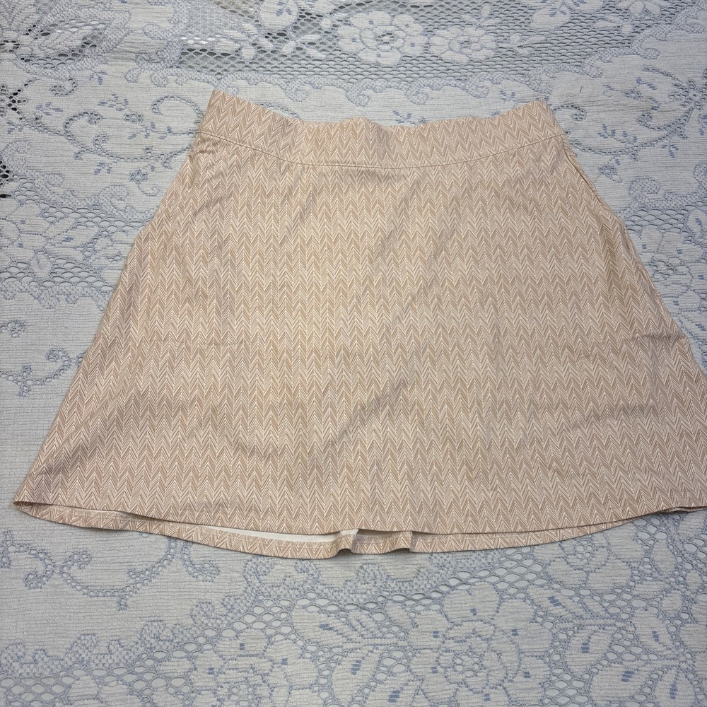 Peter Millar Womens Golf Skort Geometric Print Size S Preowned